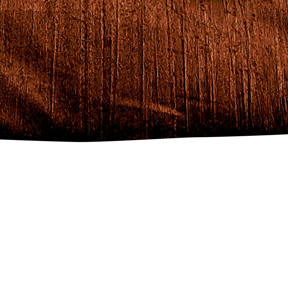 Benzara BM283898 Jay 2 Piece Twin Comforter Set, Copper Polyester Velvet Texture