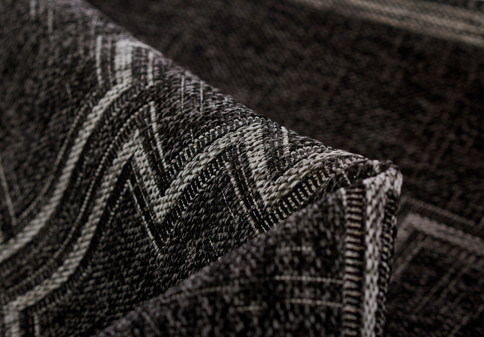 Momeni Hampton  Area Rug, Black, 2'x3'