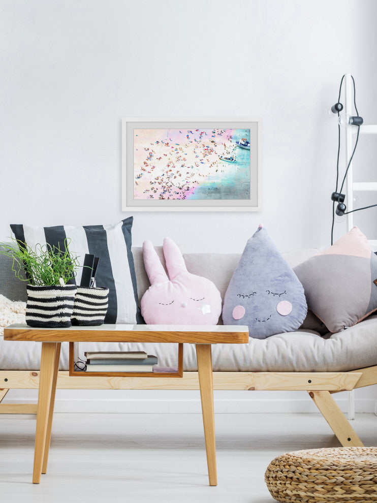 "Fun And Sun" Framed Painting Print, 45"x30"