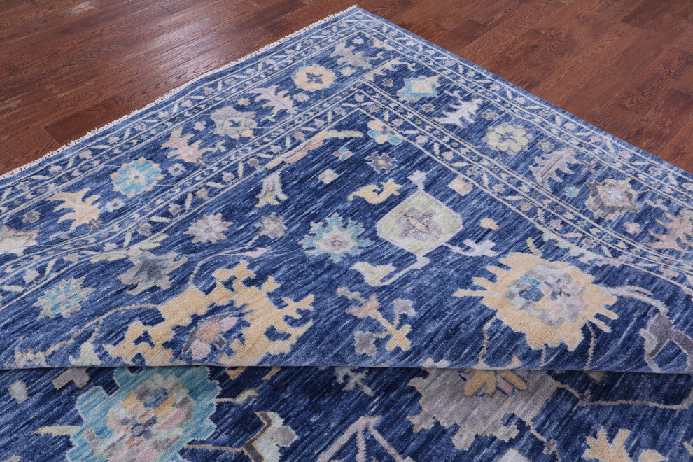 Turkish Oushak Handmade Wool Rug 10' 0" X 20' 1" - Q13395