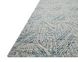 Loloi Raven Blue / Ivory 18" x 18" Sample Rug