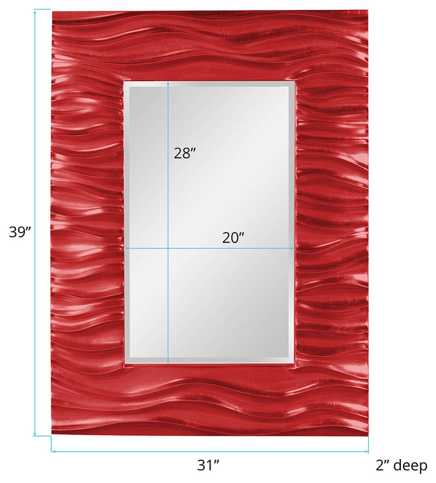 Zenith Mirror, Red