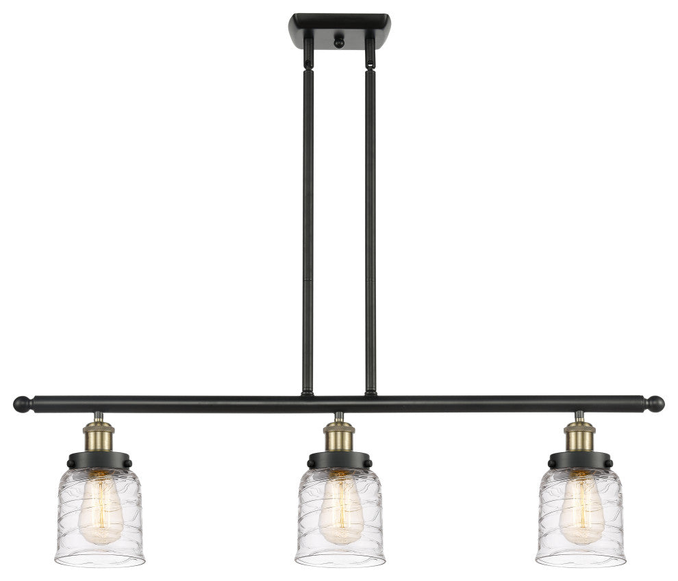 Innovations 916-3I-BAB-G513 3-Light Island Light, Black Antique Brass