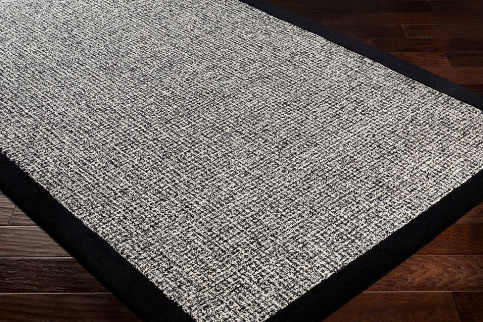 Surya Siena SNA-2303 5'x7'6" Rug, Black/Cream