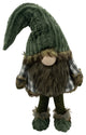 Dark Green and Plaid Fabric Gnome