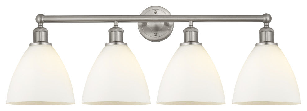 Innovations 616-4W-SN-GBD-751 4 Light Bath Vanity Light, Brushed Satin Nickel