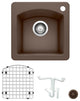 Blanco KA-440205 Diamond 15" Dual Mount Single Basin Granite - Cafe Brown