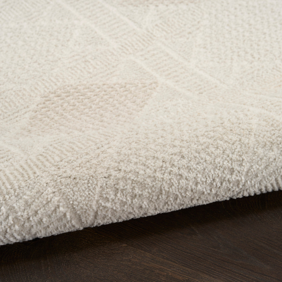 Nourison Nordic 8' x 10' Ivory Beige Modern Indoor Rug