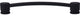 Oval Thin Pull - Flat Black (TKTK65BLK)