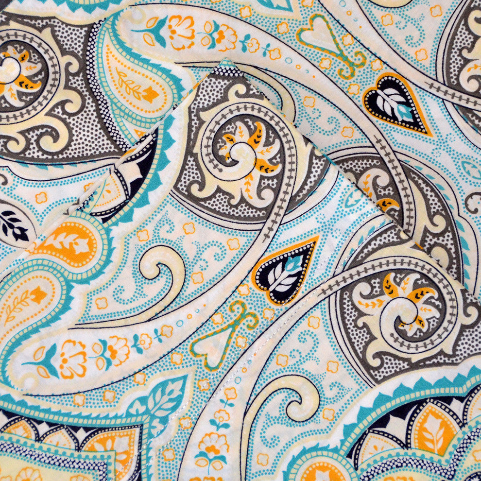 Pointehaven 200 TC Printed Percale Sheet Set