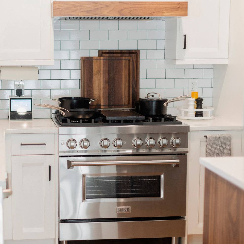 ZLINE Freestanding Range, Stainless Steel, Dual Fuel, RA36