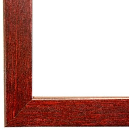 Single Diploma Frame with Tassel and Double Matting, Classic Cherry, 11"x17", UV