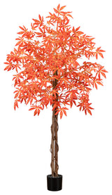 5ft. Autumn Vibrant Maple Artificial Fall Tree