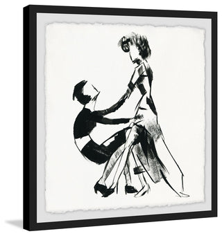 "Chic Duo" Framed Painting Print, 24"x24"