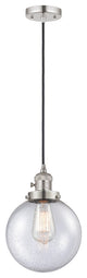 INNOVATIONS 201CSW-PN-G204-8 1-Light Mini Pendant Polished Nickel