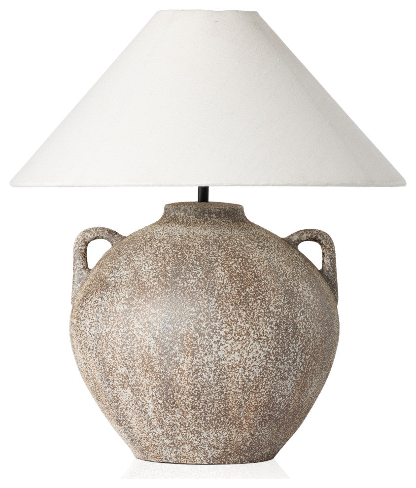 Mays Table Lamp-Vintage Brown Ceramic