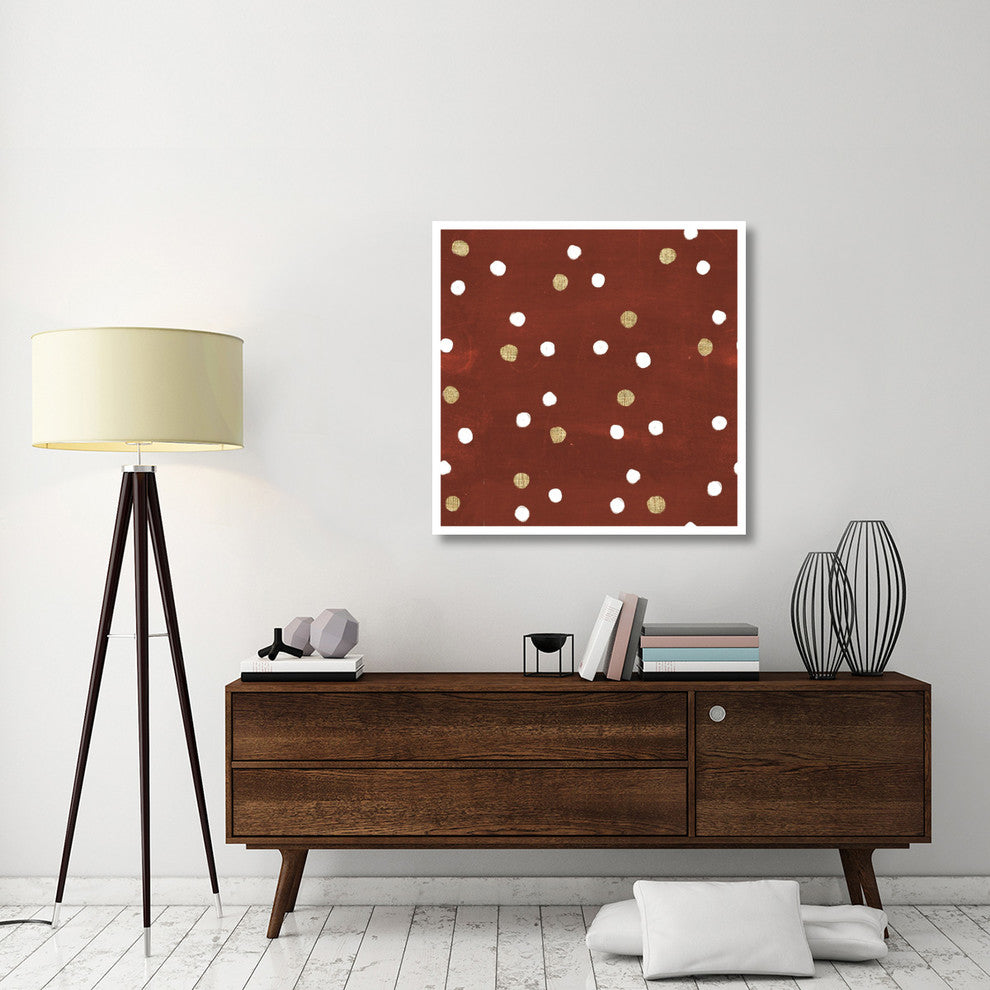 "Santas List Pattern V" Digital Paper Print by Janelle Penner, 38"x38"