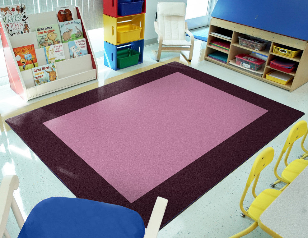 All Around Rug, Purple, Rectangle, 92"x64"