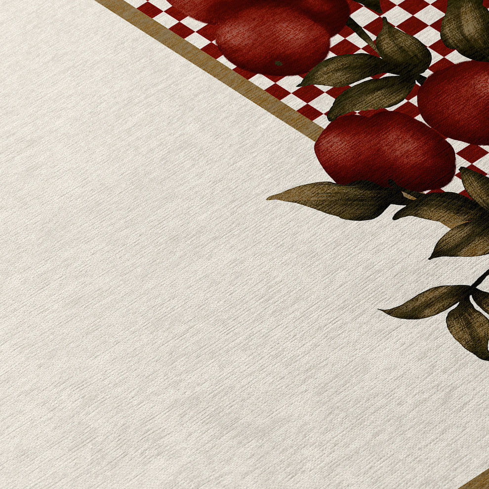 Indoor/Outdoor Kendall KE9 Red Machine Washable 10' x 14' Rug