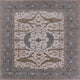 Ahgly Company Indoor Square Mid-Century Modern Area Rugs, 6' Square