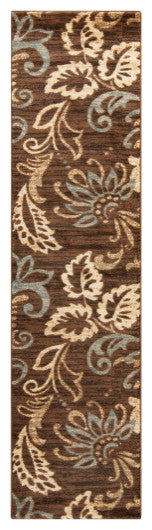 Surya Riley RLY-5022 2'11"x7'3" Rug, Dark Brown/Pear/Medium Gray/Black/Tan/Camel