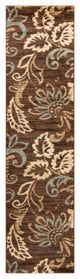 Surya Riley RLY-5022 2'11"x7'3" Rug, Dark Brown/Pear/Medium Gray/Black/Tan/Camel