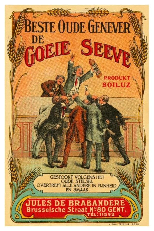 "Beste Oude Genever de Goeie Seeve" Digital Paper Print by Retrolabel, 16"x24"