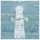 "Drift Lighthouse" Digital Paper Print by Sue Schlabach, 38"x38"