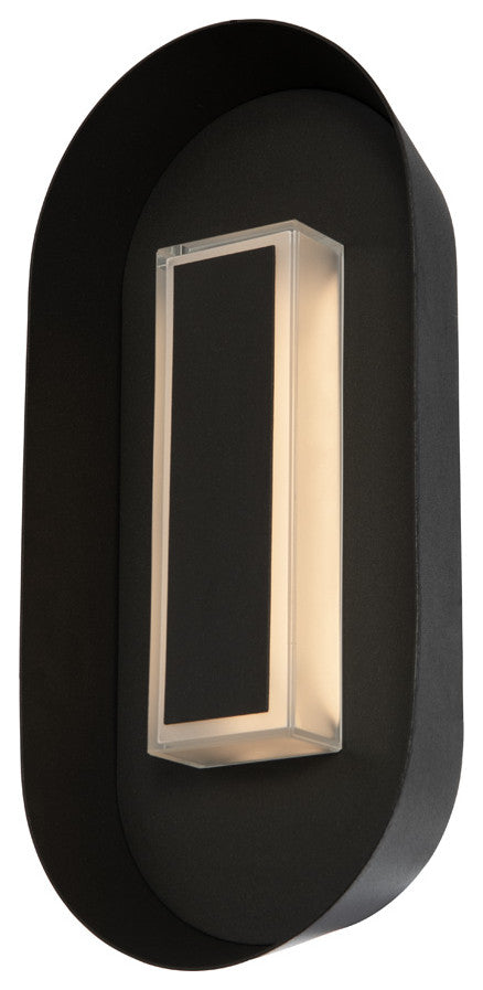 Prescott Small LED ADA Wall Sconce, Matte Black