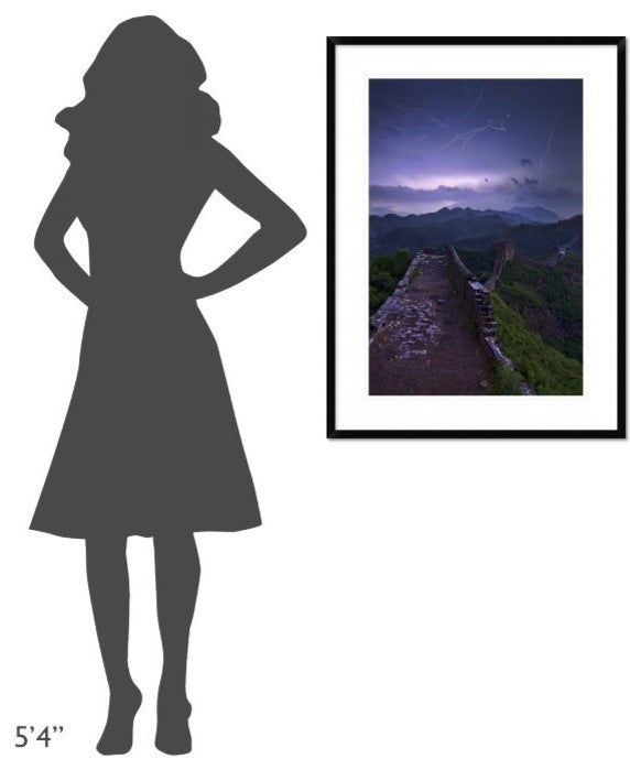 "Great Wall" Framed Digital Print by Yan Zhang, 28"x38"