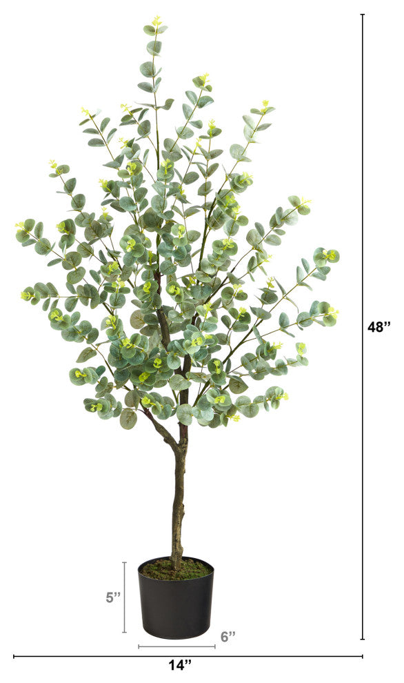 4'' Eucalyptus Artificial Tree