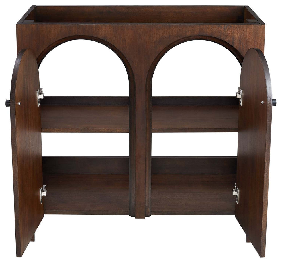 Appia 36" Bathroom Vanity Cabinet (Sink Basin Not Included) - Walnut