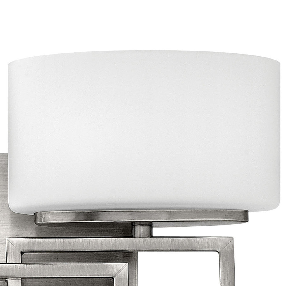 Hinkley Lanza Small Two Light Vanity, Antique Nickel