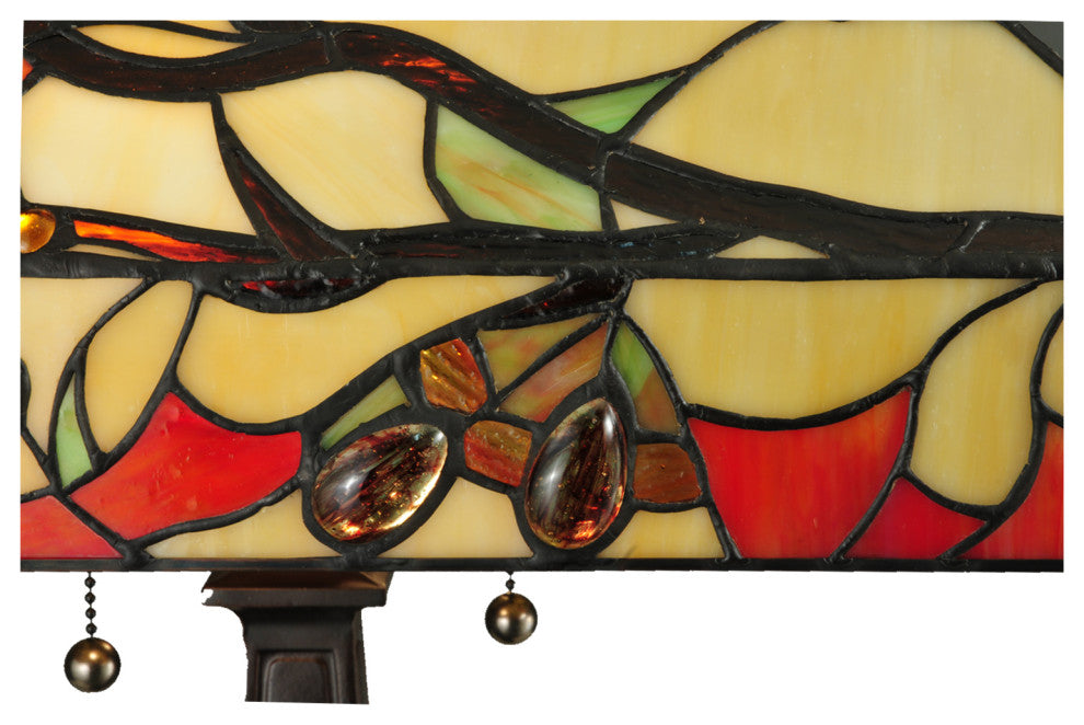 25" H Woodland Berries Table Lamp