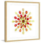 "Red Babble" Framed Art Print