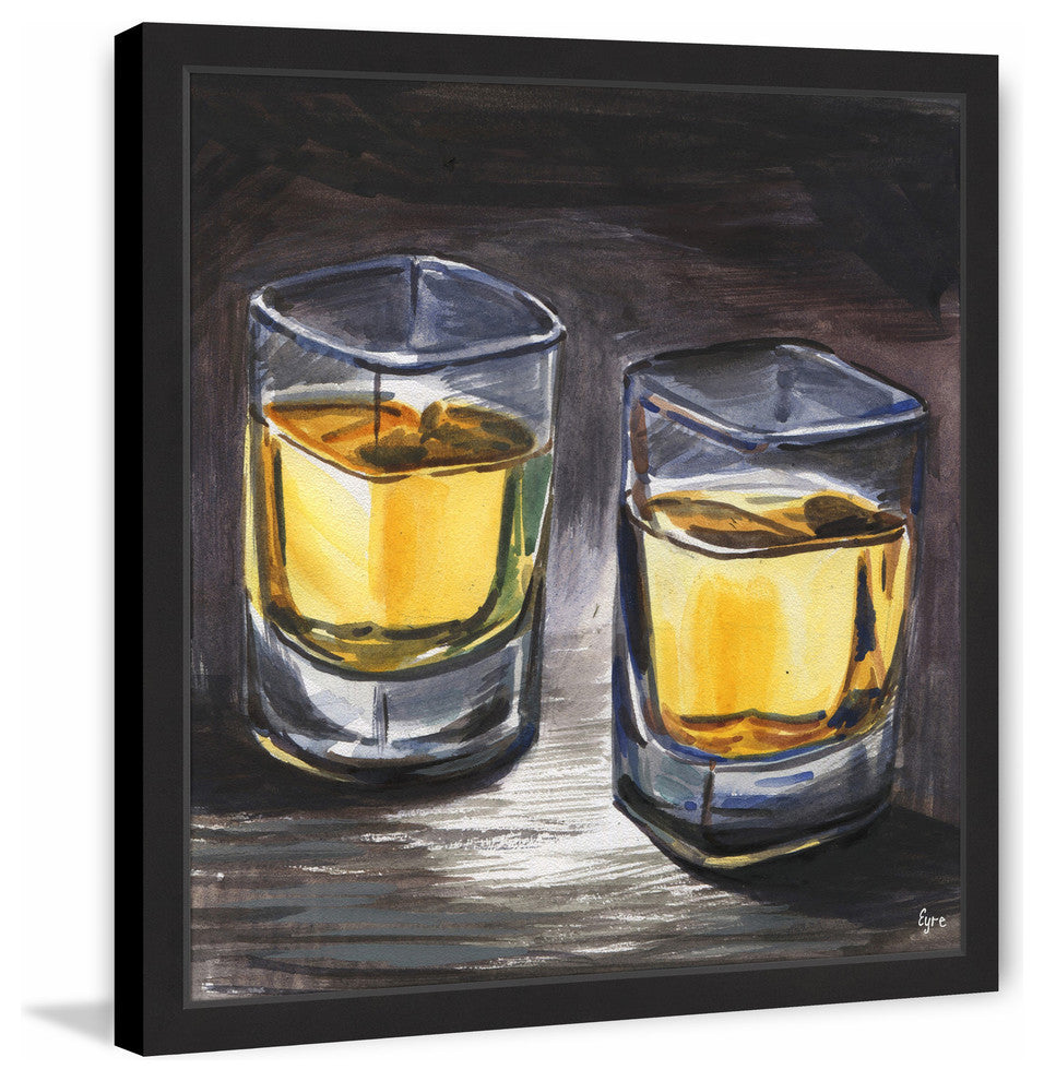 "Let's Talk Together" Framed Painting Print, 12"x12"