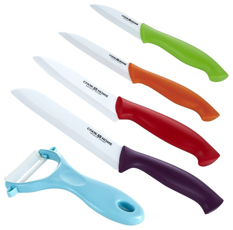 Cook N Home 9-Piece Ceramic Knife Set