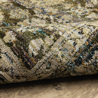 Oriental Weavers Andorra Green/ Brown Oriental Indoor Area Rug 10'X13'2"