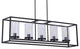 Linea di Liara Verona Box Frame Chandelier, Dark Bronze