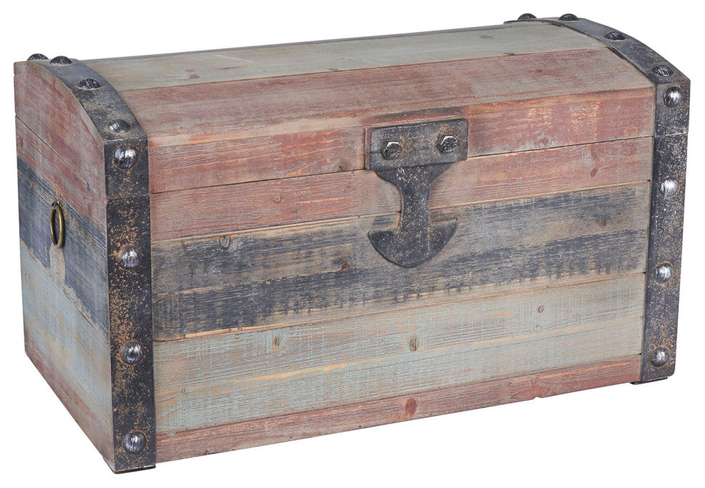 Small Wooden Storage Trunk