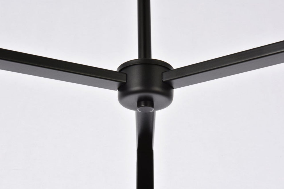 Vincent 3-Light Pendant, Black