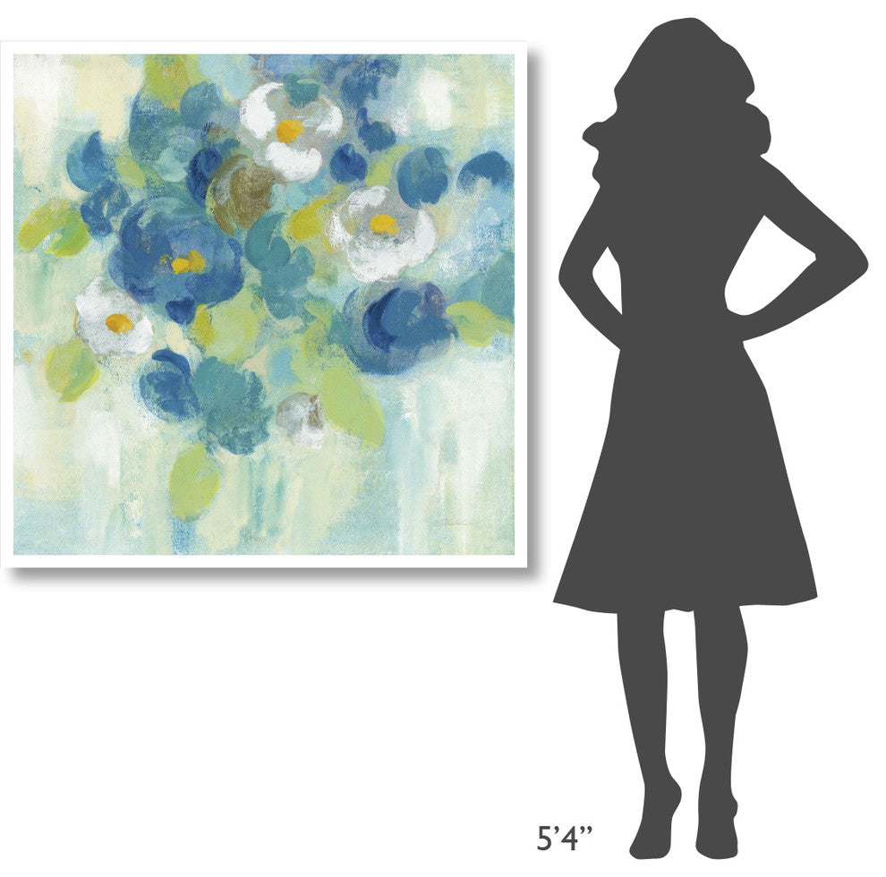 "Spring Aroma III Yellow" Digital Paper Print by Silvia Vassileva, 42"x42"