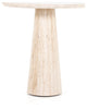 Travertine Pedestal Dining Table | Eleonora Aime, Large
