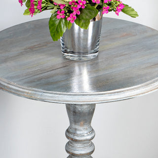 Butler Pedestal Accent Table, Artifacts