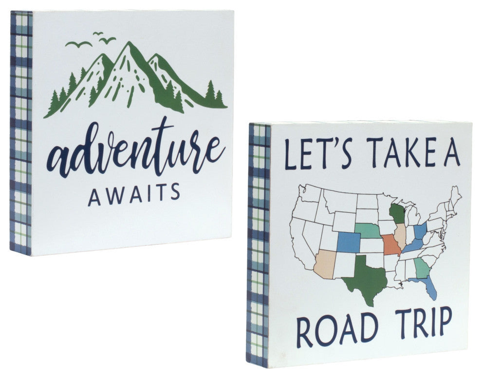 Adventure Sign, 4-Piece Set