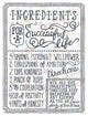 "Ingredients For Life Ditzy Floral I" Digital Paper Print by Mary Urban, 20"x26"