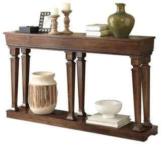 ACME Garrison Console Table, Oak, 72"