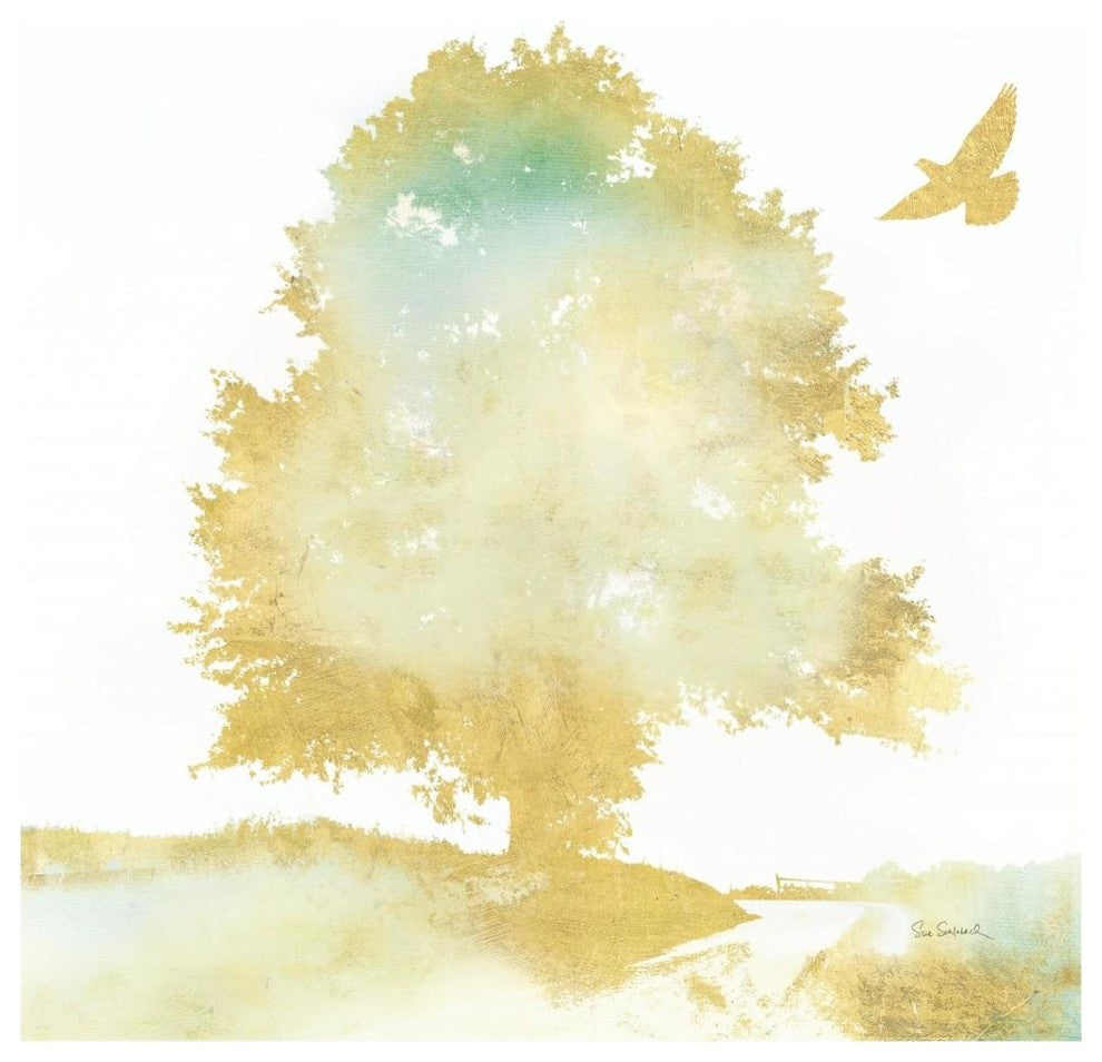 "Dream Tree II" Digital Paper Print by Sue Schlabach, 38"x38"
