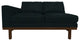 Cantor Left Arm Leather Sofa, Finish: Pumpernickel, Leather: Midnight