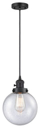 INNOVATIONS 201CSW-BK-G204-8-LED 1-Light Mini Pendant Matte Black
